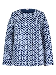 Great Plains Navy Blue Aspen Quilting Reversible Jacket - Image 4 of 4