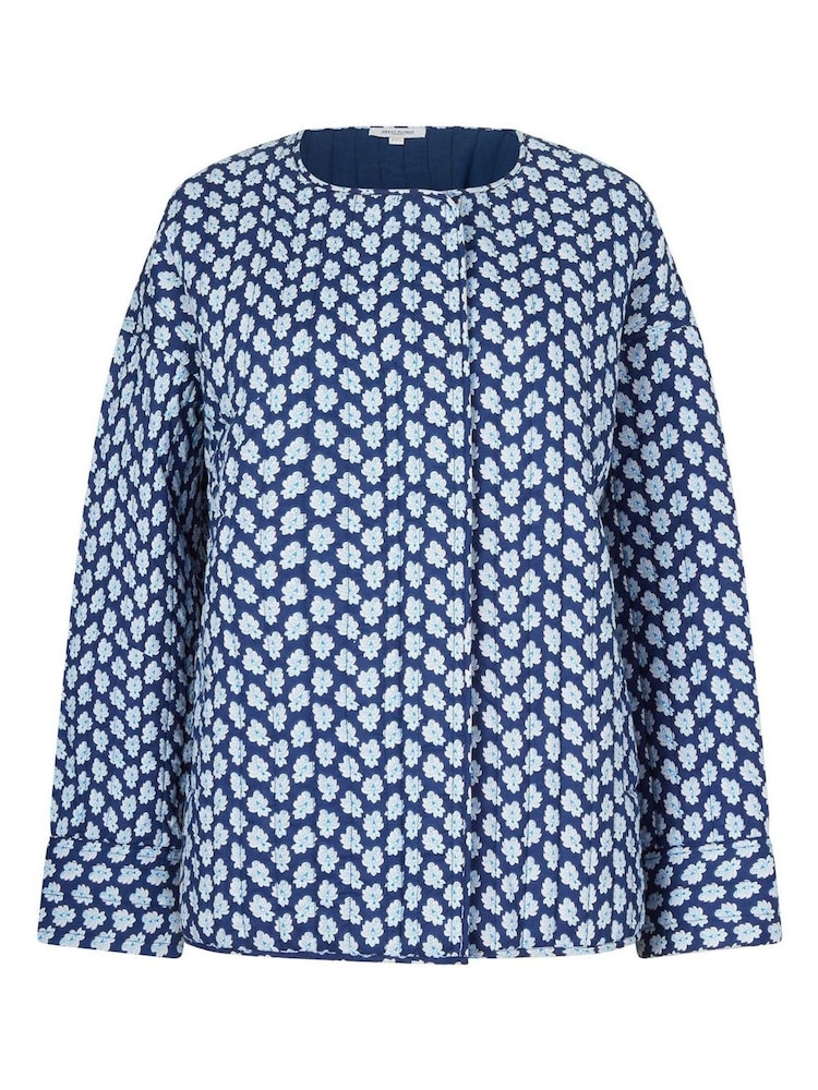 Great Plains Navy Blue Aspen Quilting Reversible Jacket - Image 4 of 4