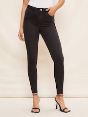 Friends Like These Black Midrise Contour Jeans - Image 1 of 4