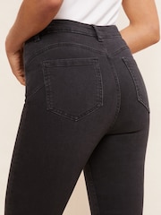 Friends Like These Black Midrise Contour Jeans - Image 3 of 4