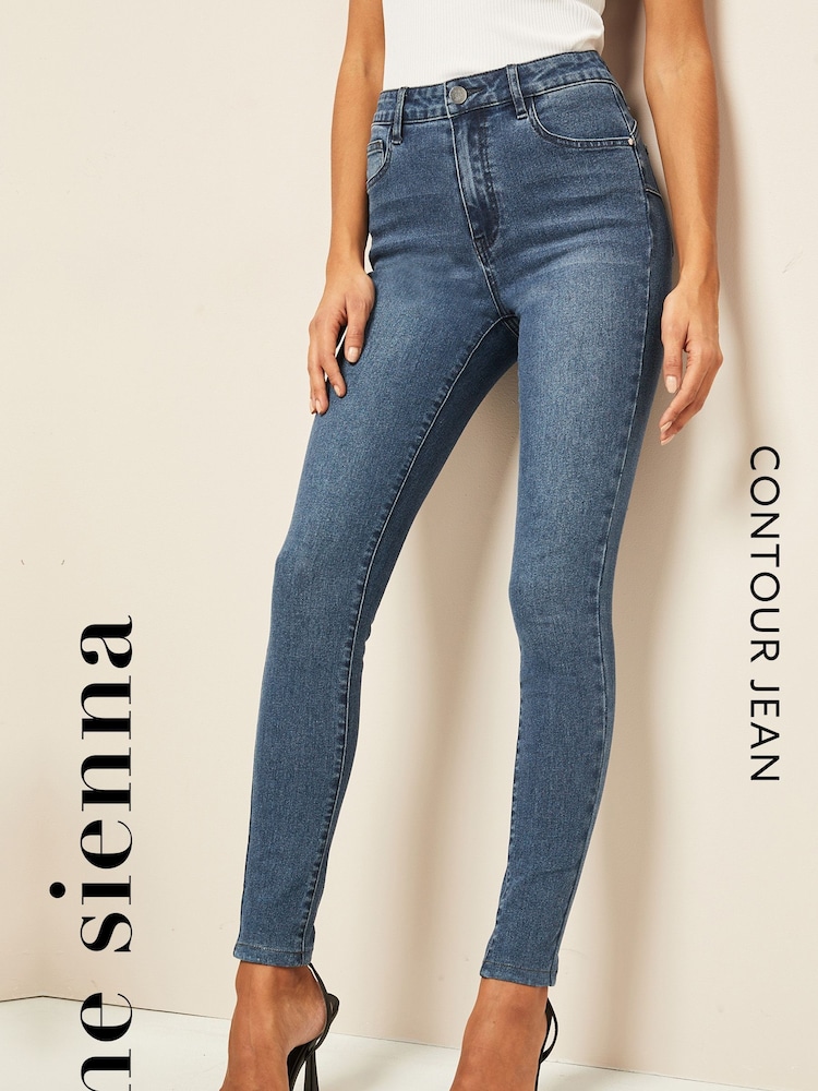 Friends Like These Mid Blue Midrise Contour Jeans - Image 2 of 5