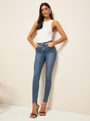Friends Like These Mid Blue Midrise Contour Jeans - Image 4 of 5