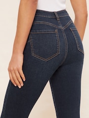 Friends Like These Dark Blue Midrise Contour Jeans - Image 3 of 4