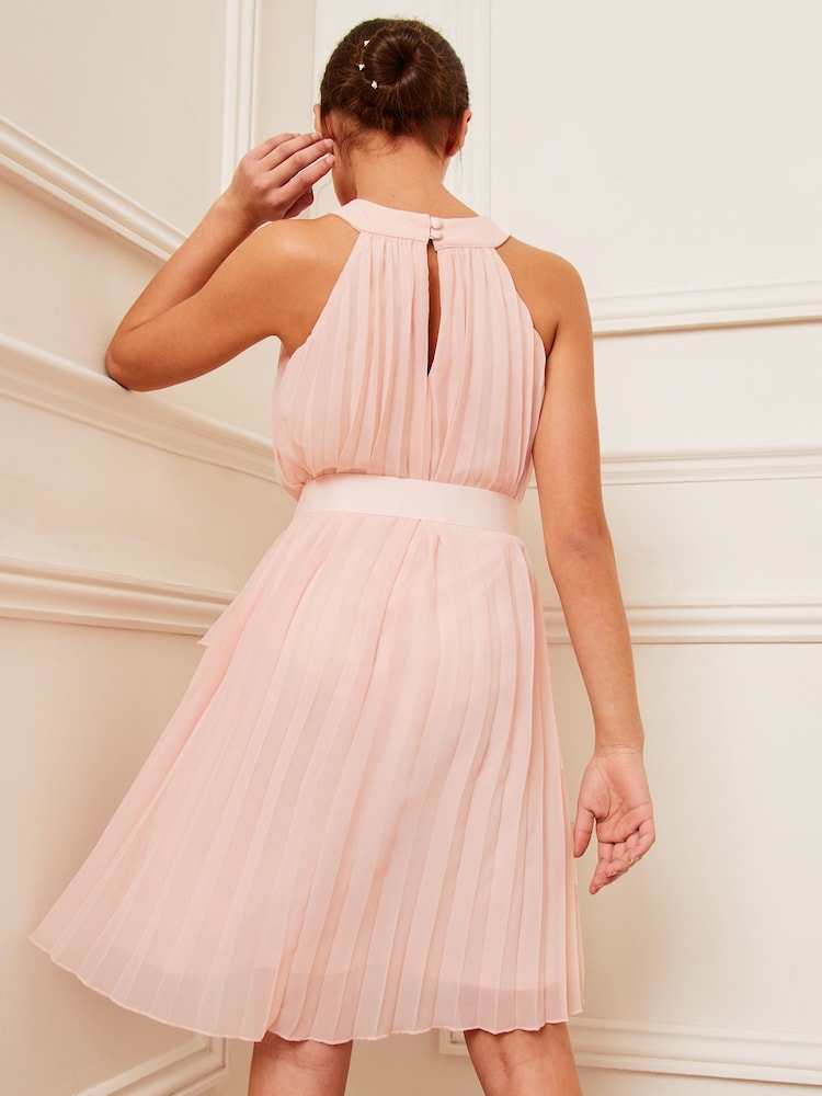 Hellpink - Lipsy Plissiertes Chiffon-Kleid für besondere Anlässe - Bild 4 von 4 Hellpink - Lipsy Plissiertes Chiffon-Kleid für besondere Anlässe - Bild 4 von 4
