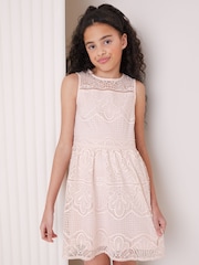 Lipsy Pink VIP Lace Occasion Dress - Image 1 of 4