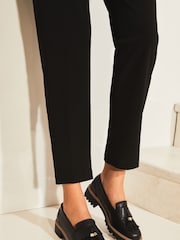 Lipsy Black Regular Fit Tassel Chunky Slip On Loafer - Image 3 of 5
