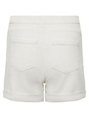 PixieGirl Petite White Mom Shorts - Image 4 of 4