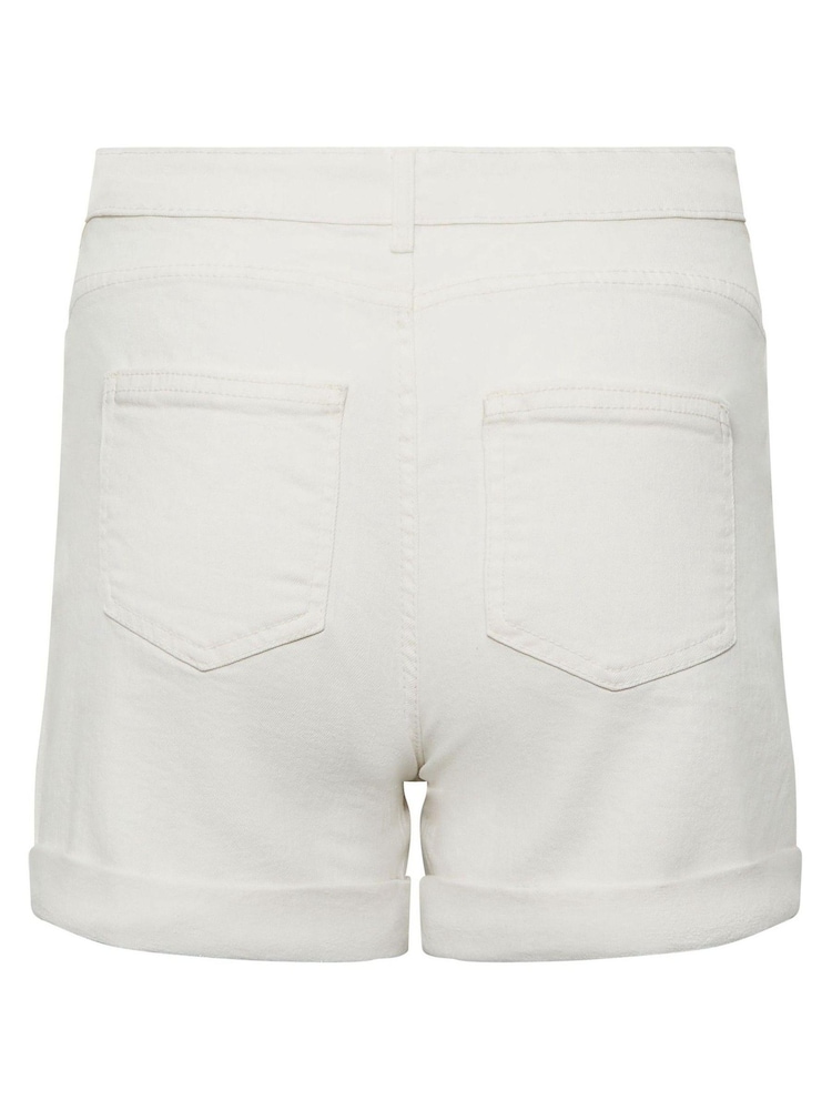 PixieGirl Petite White Mom Shorts - Image 4 of 4