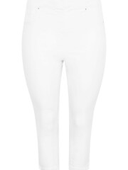 Yours Curve White Jenny Jegging - Image 3 of 4