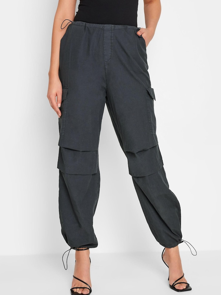 Schwarz - Long Tall Sally Parachute Cargohose - Bild 1 von 5