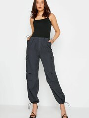 Schwarz - Long Tall Sally Parachute Cargohose - Bild 2 von 5