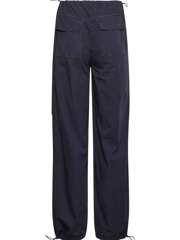 Schwarz - Long Tall Sally Parachute Cargohose - Bild 5 von 5