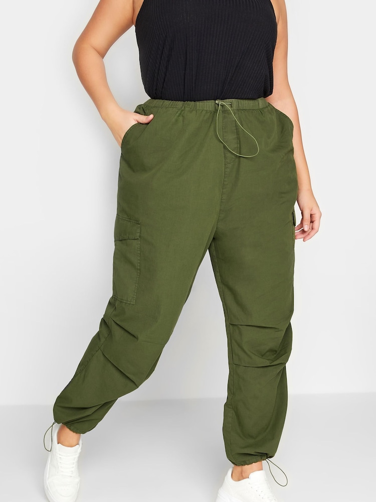 Grün - Yours Curve Parachute Cargohose - Bild 1 von 5 Grün - Yours Curve Parachute Cargohose - Bild 1 von 5