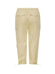 Yours Curve Neutral Parachute Cargo Trouser - Image 5 of 5