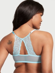 Victoria's Secret Blue Topaz Posey Lace Lace T-Shirt Push Up Bra - Image 2 of 3