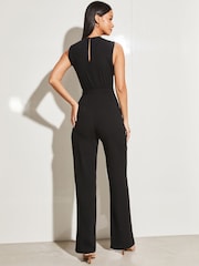 Lipsy Black Sleeveless Chain Jumpsuit - Image 2 of 4