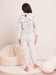 Lipsy White Animal Cosy Fleece All-In-One (From 3-16yrs) - Image 2 of 4