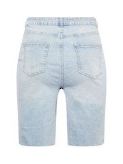 Yours Curve Blue Dad Short - Image 4 of 4