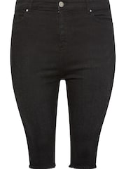 Yours Curve Black AVA Cycling Short - Image 3 of 4