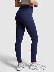 Victoria's Secret PINK Midnight Navy Blue Logo Waistband Legging - Image 2 of 4