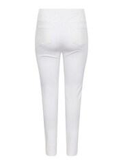 Yours Curve White Jenny Destroyed Jegging - Image 5 of 5