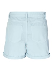 NOISY MAY Pastel Blue High Waist Mom Shorts - Image 2 of 2