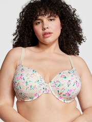Victoria's Secret PINK Cream Floral Smooth Lightly Lined Bra - Image 1 of 4