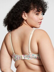 Victoria's Secret PINK Cream Floral Smooth Lightly Lined Bra - Image 2 of 4
