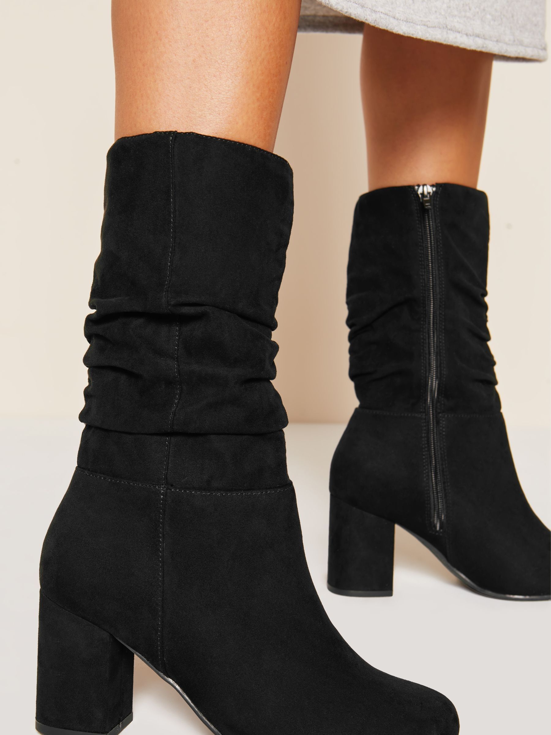 Long wide boots clearance