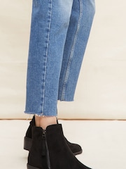 Friends Like These Black Regular Fit Side Zip Low Heel Ankle Boot - Image 2 of 5
