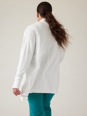 Athleta White Pranayama Restore Long Wrap Cardigan - Image 5 of 6
