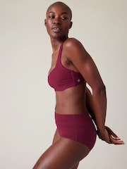 Athleta Brown Square Neck Bra Cup Bikini Top - Image 4 of 4