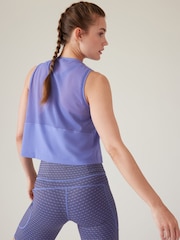Athleta Purple Ultimate Muscle Logo Tank - Image 2 of 5