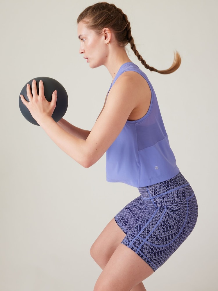 Athleta Purple Ultimate Muscle Logo Tank - Image 5 of 5