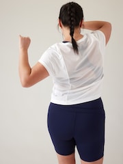 Athleta White Ultimate Hybrid T-Shirt - Image 6 of 6