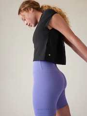 Athleta Black Ultimate Hybrid T-Shirt - Image 3 of 6