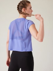 Athleta Purple Ultimate Hybrid T-Shirt - Image 2 of 3