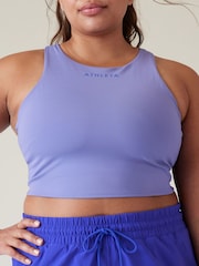 Athleta Light Purple D-DD Cup Conscious Crop Low Impact Sports Bra - Image 6 of 6