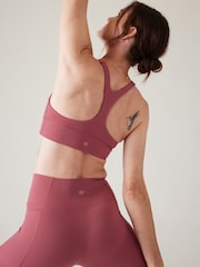 Athleta Red A-C Cup Transcend Plunge Low Impact Sports Bra - Image 2 of 5