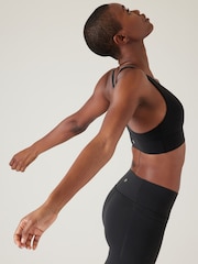 Athleta Black A-C Cup Transcend Plunge Low Impact Sports Bra - Image 3 of 8