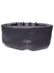 Kitsch Satin Pillow Eye Mask in Charcoal - Image 1 of 4