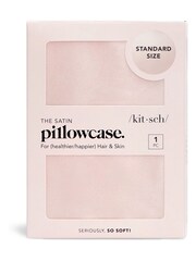 Kitsch Blush Satin Pillowcase - Image 2 of 5