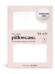 Kitsch Ivory Satin Pillowcase - Image 3 of 4