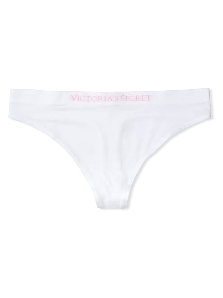 Victoria's Secret White Thong Knickers - Image 1 of 1