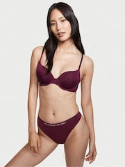 Victoria's Secret Kir Red Smooth Seamless Thong Knickers - Image 1 of 3