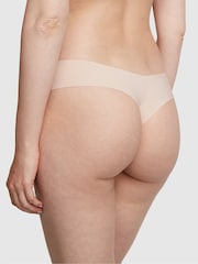 Victoria's Secret PINK Marzipan Nude No Show Thong Knickers - Image 2 of 3