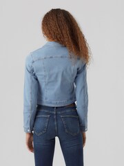 VERO MODA Light Blue Classic Denim Jacket - Image 3 of 5