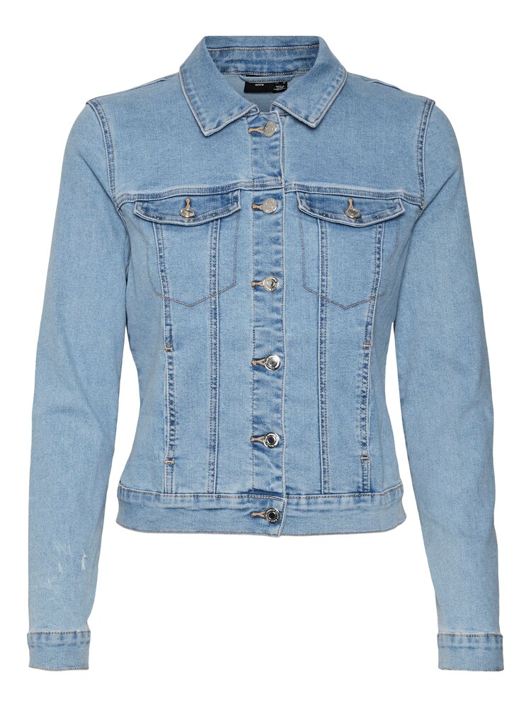 VERO MODA Light Blue Classic Denim Jacket - Image 5 of 5 VERO MODA Light Blue Classic Denim Jacket - Image 5 of 5