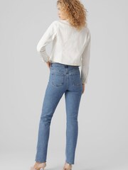 VERO MODA White Classic Denim Jacket - Image 3 of 4