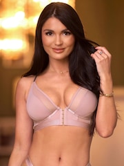 Pour Moi Rose Gold Bralette India Front Fastening Underwired Bralette - Image 1 of 4